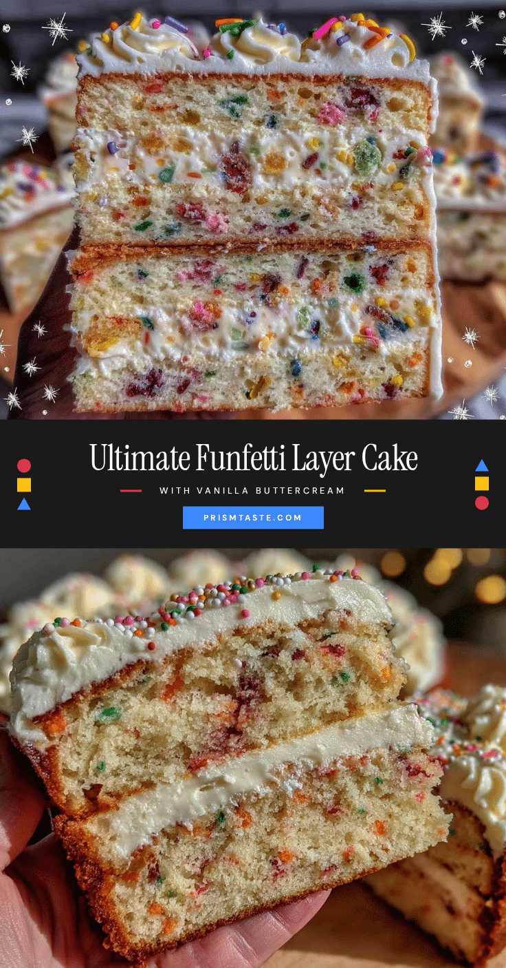 creamy funfetti layer cake recipe