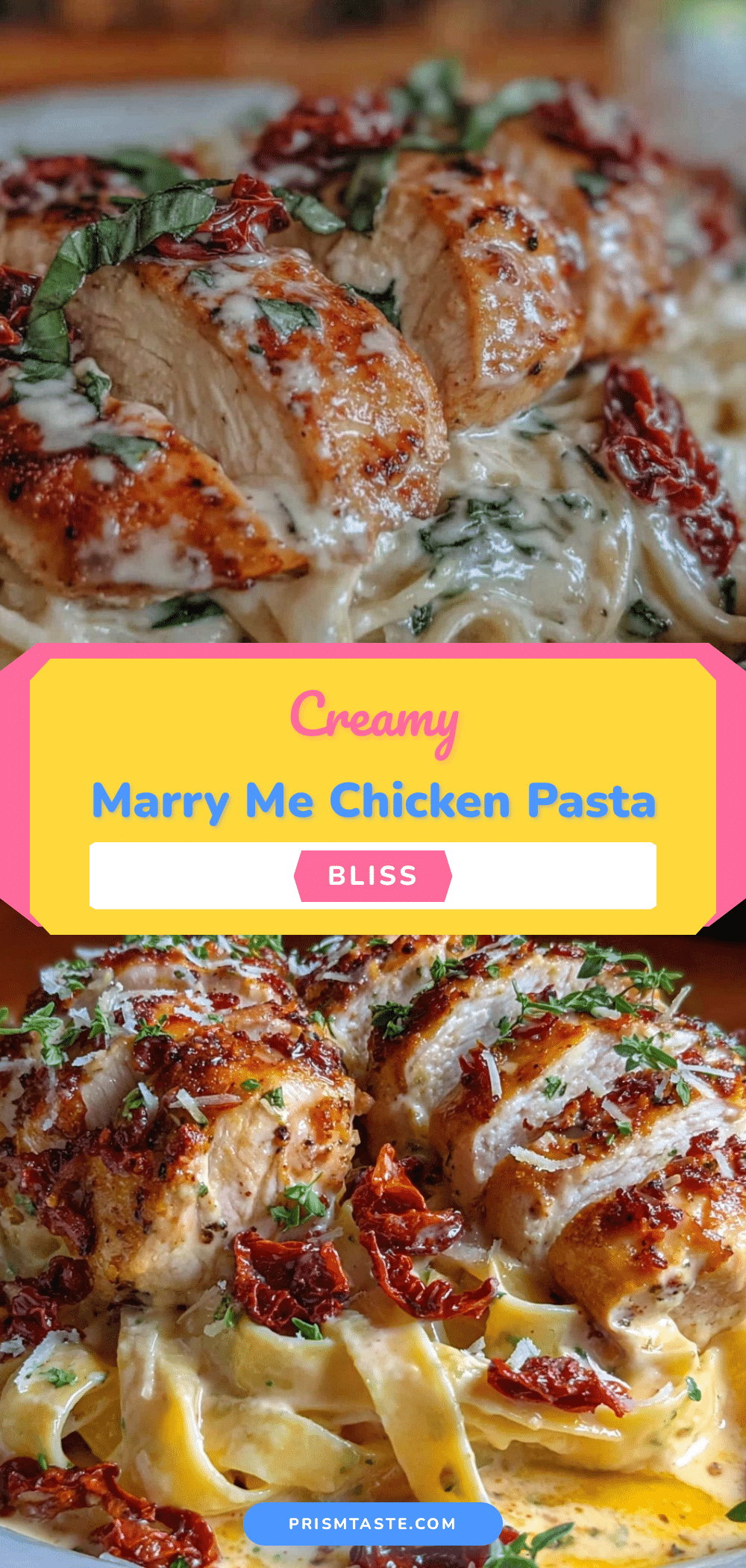 creamy marry me chicken pasta recipe