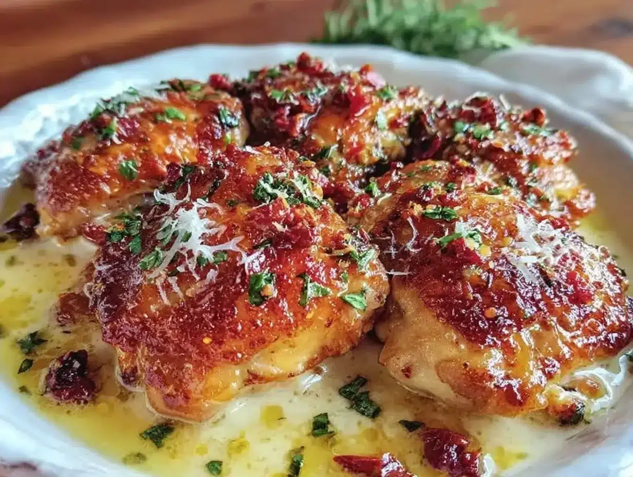 creamy Marry Me chicken thighs preparation steps