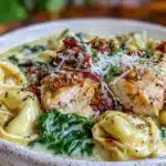 creamy one-pot tuscan tortellini soup - featured image