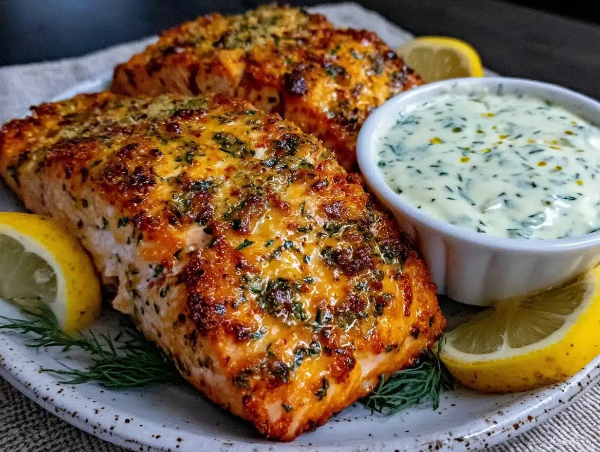 crispy air fryer salmon preparation steps