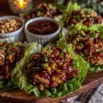 crispy copycat PF Changs chicken lettuce wraps - featured image