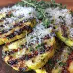 crispy grilled yellow squash - featured image