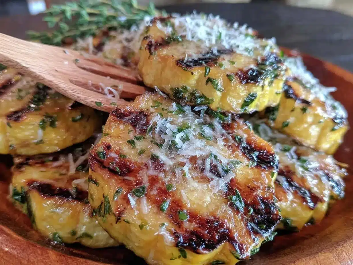 crispy grilled yellow squash preparation steps