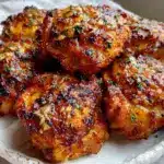 crispy honey-garlic chicken thighs - featured image
