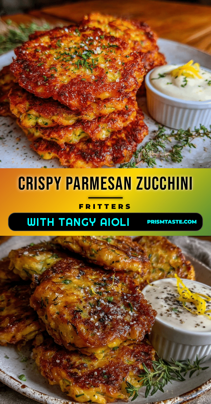crispy parmesan zucchini fritters recipe