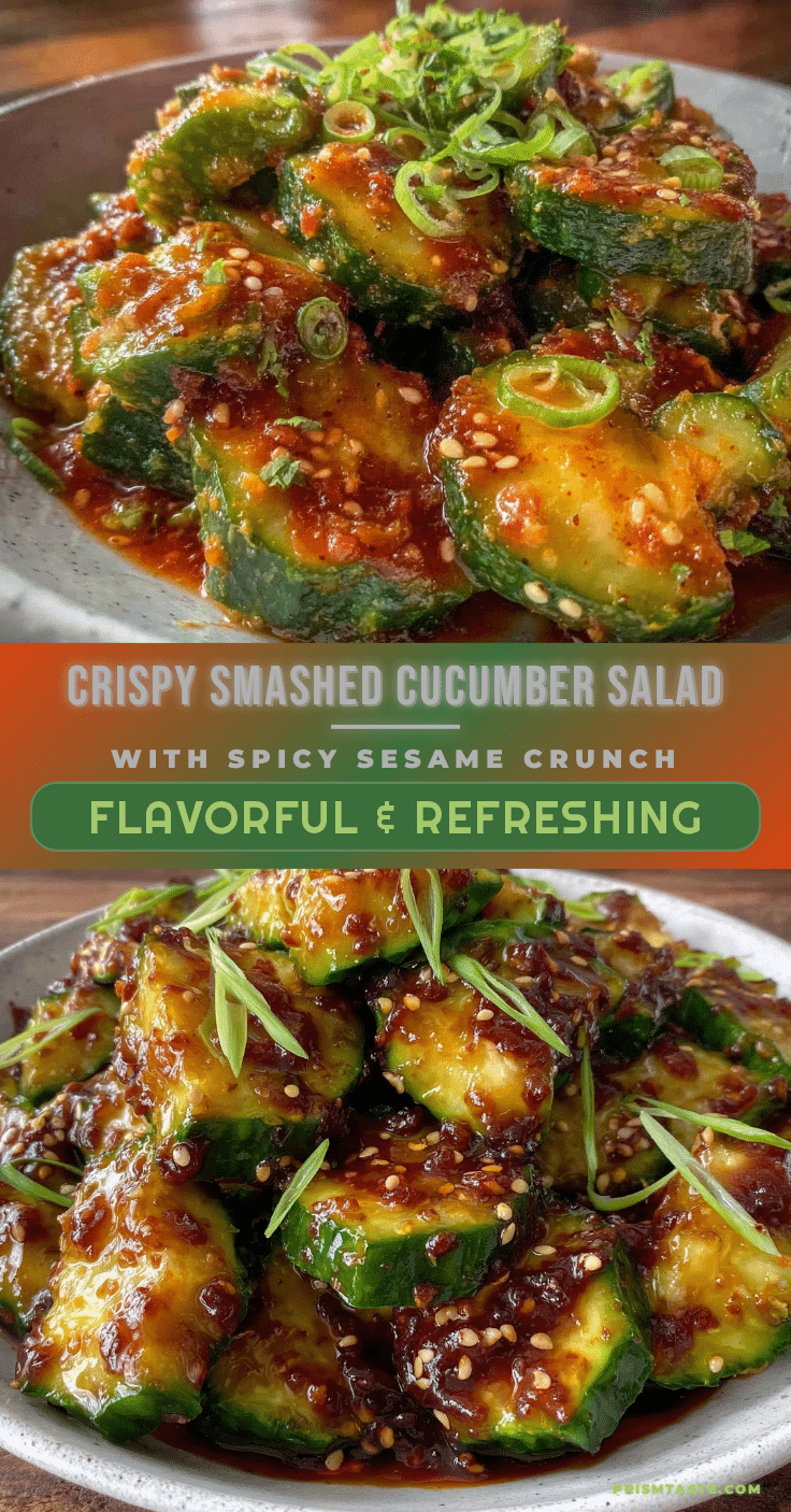 crispy smashed cucumber salad recipe