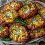 crispy smashed potatoes - featured image