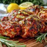 crispy spatchcock grilled chicken - featured image
