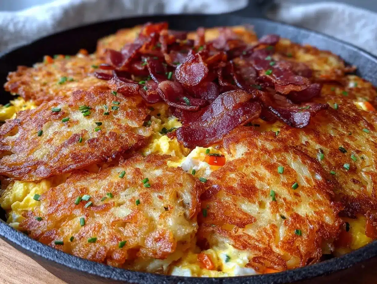 crispy ultimate breakfast skillet preparation steps