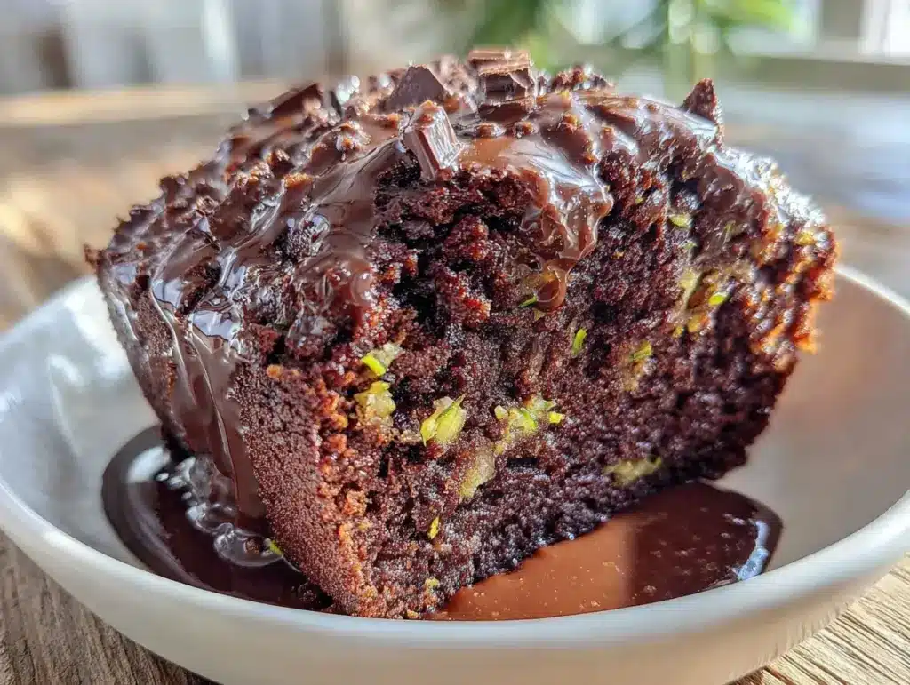 dark chocolate zucchini bread - featured image