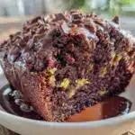 dark chocolate zucchini bread - featured image