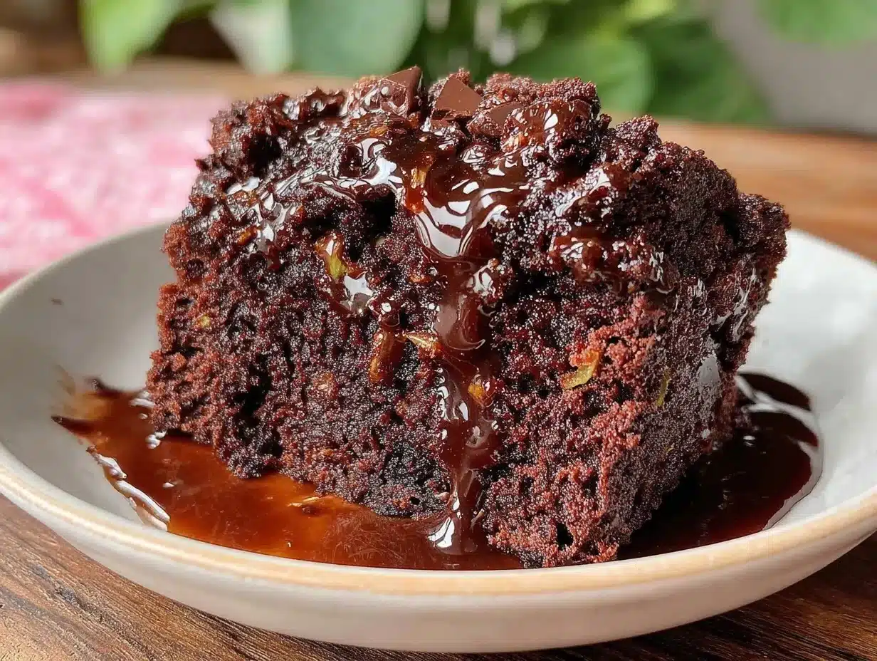 dark chocolate zucchini bread preparation steps