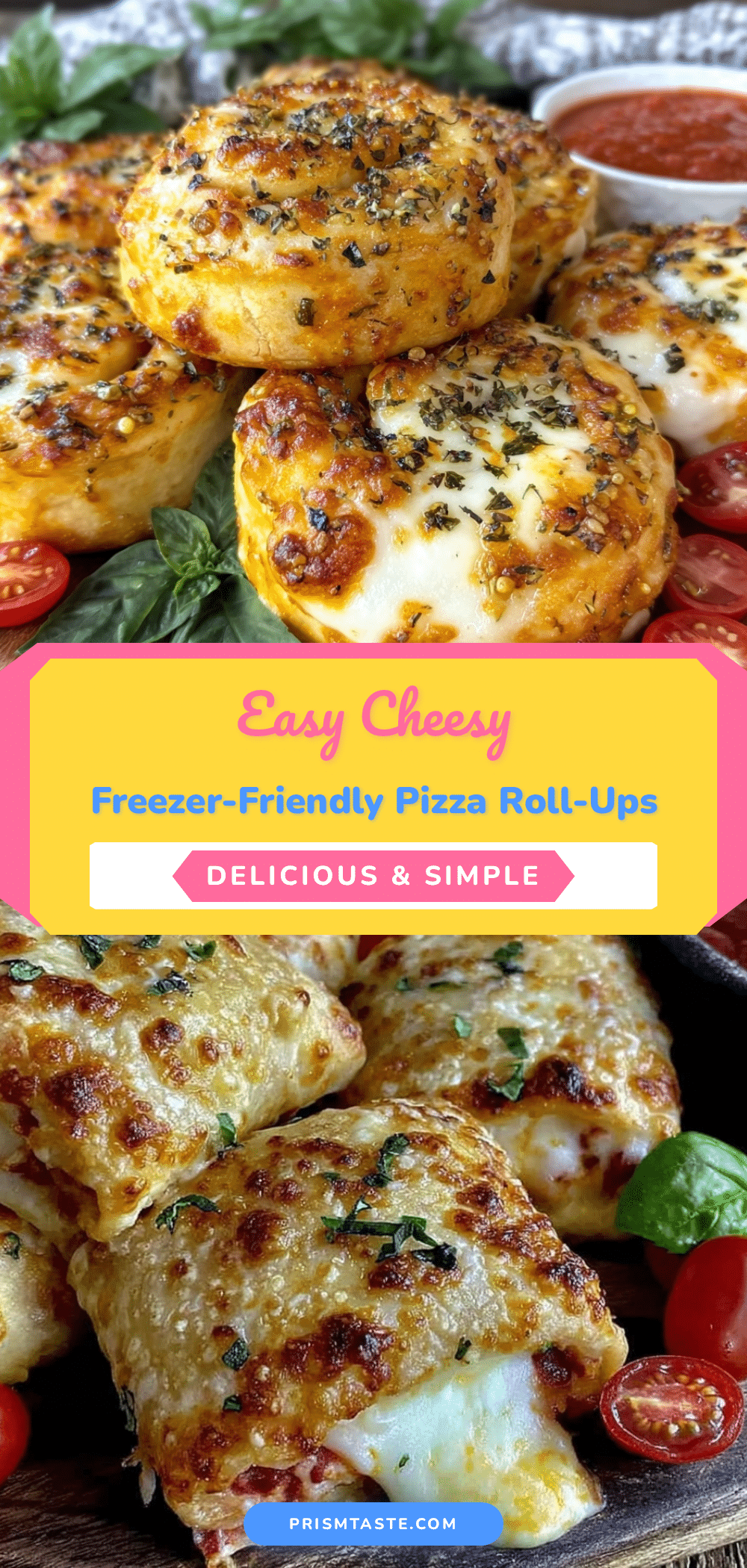 easy cheesy pizza roll-ups recipe