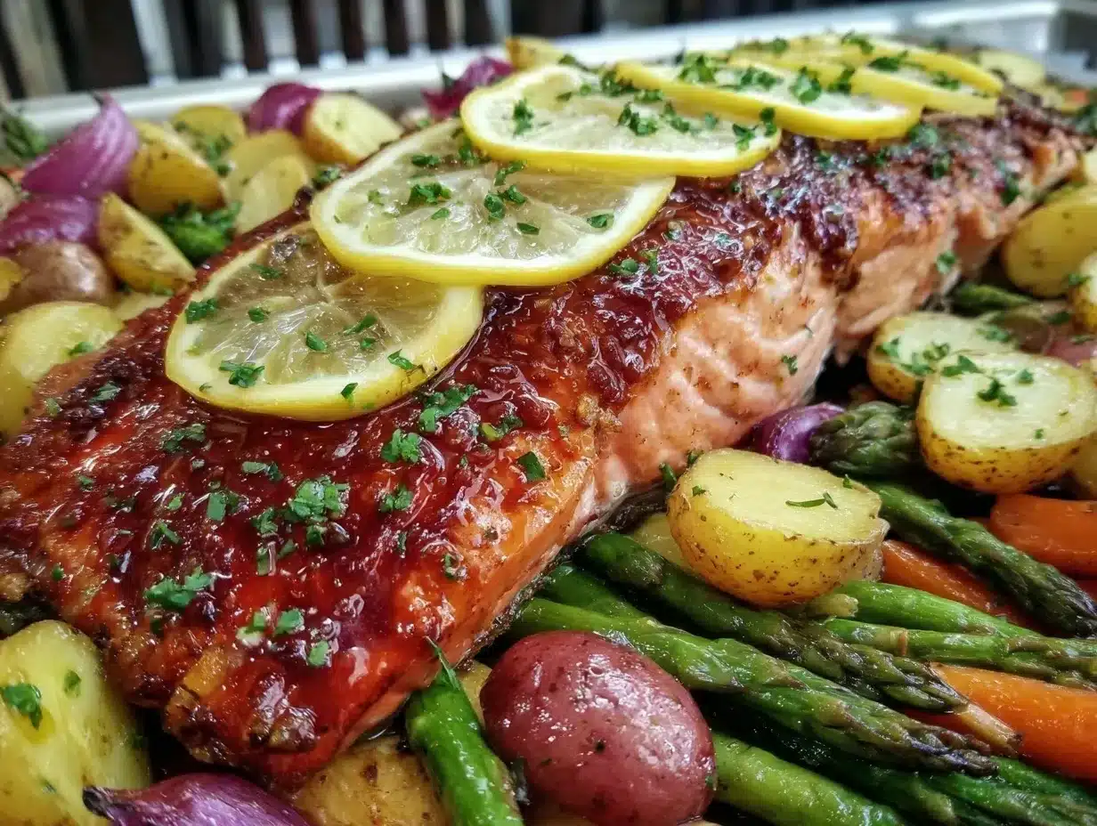 easy crispy sheet pan salmon preparation steps
