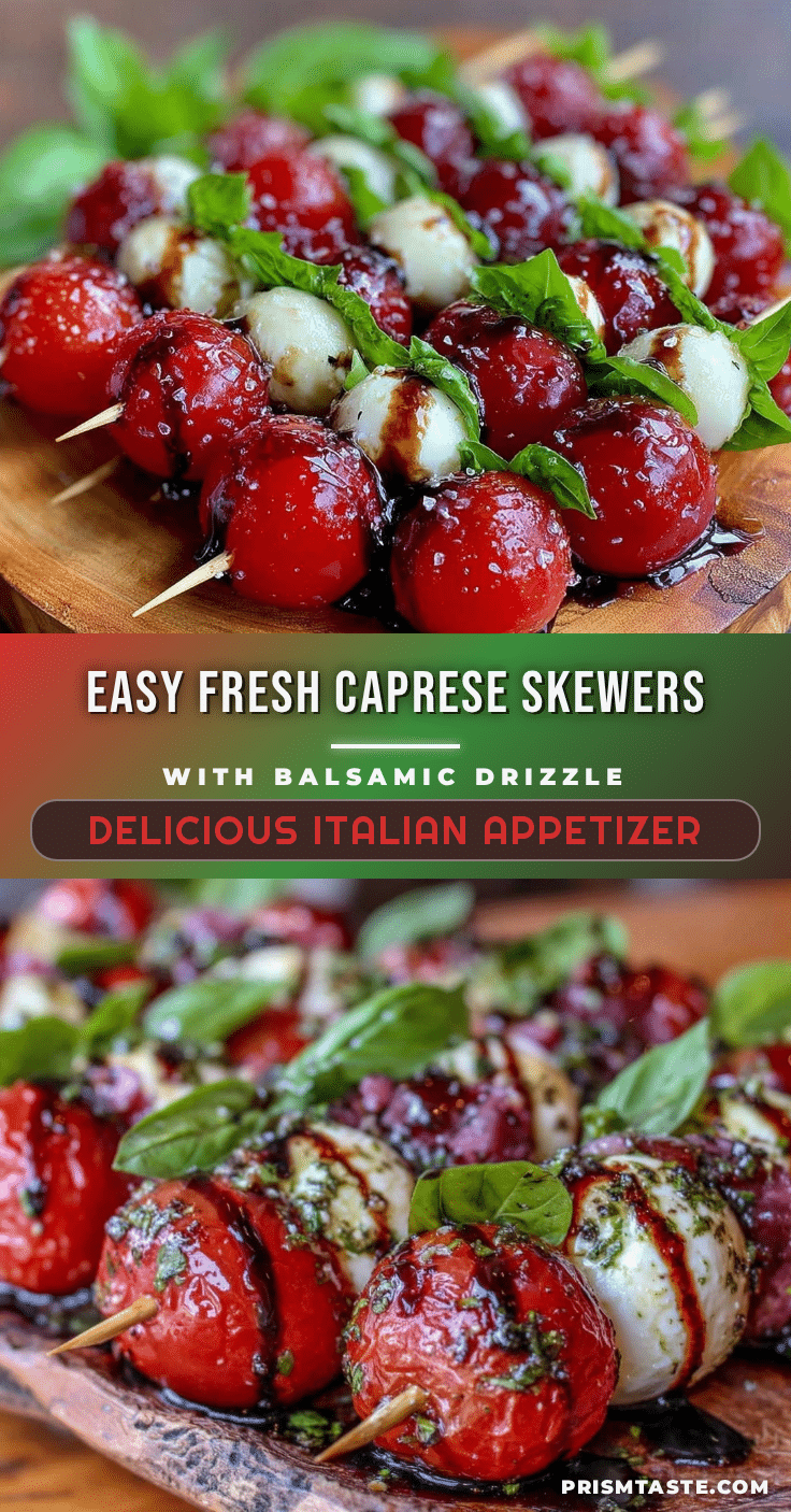 easy fresh caprese skewers recipe