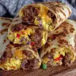 easy make-ahead breakfast burritos - featured image