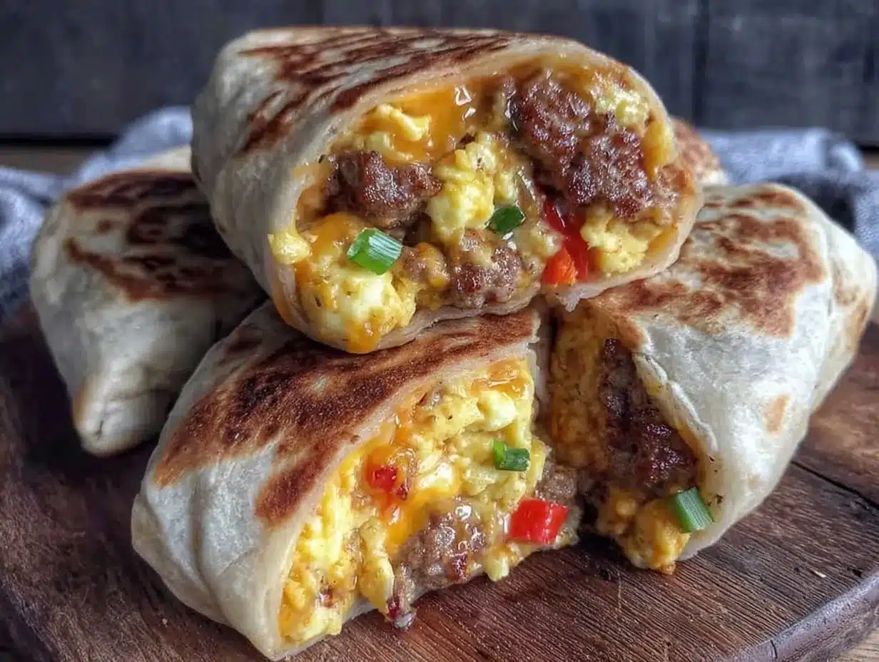 easy make-ahead breakfast burritos preparation steps