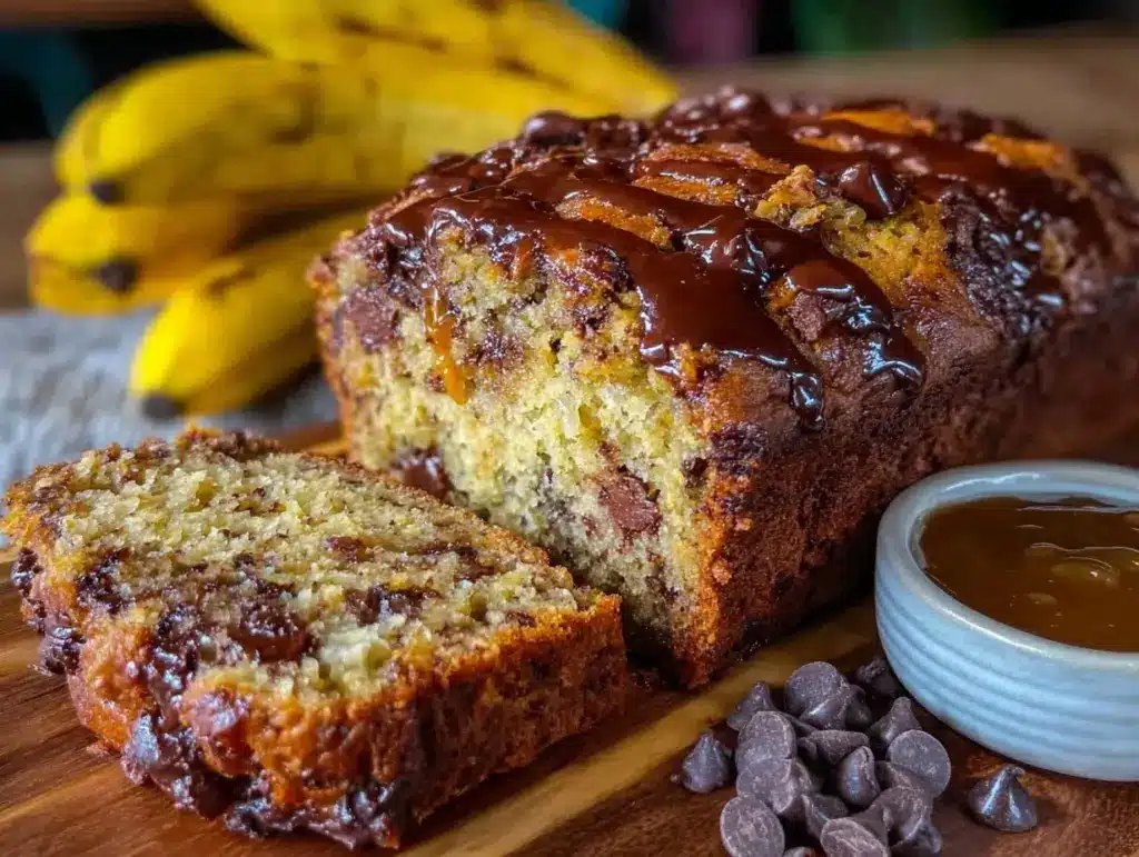 easy one-bowl banana bread - featured image