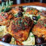 easy one-pan mediterranean chicken - featured image