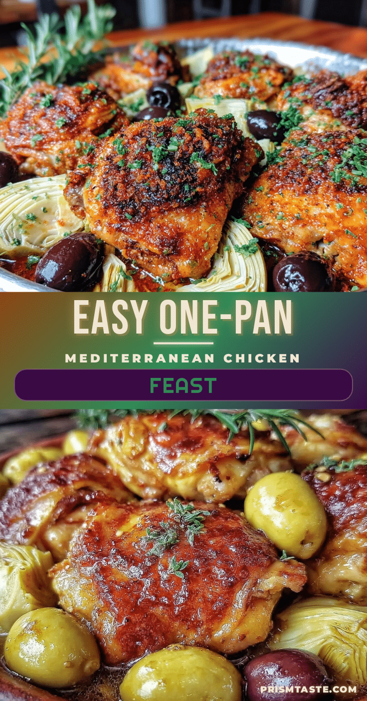easy one-pan mediterranean chicken recipe