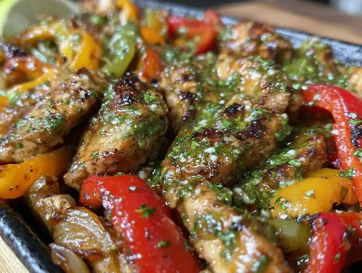 easy sheet pan fajitas preparation steps
