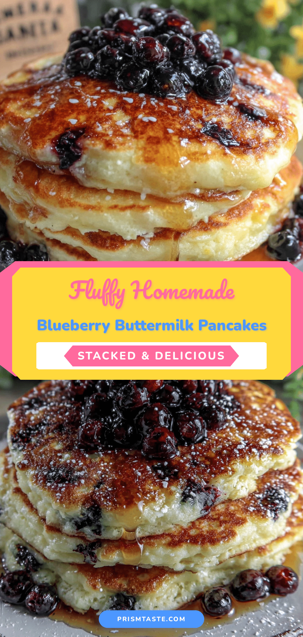 fluffy blueberry buttermilk pancakes recipe