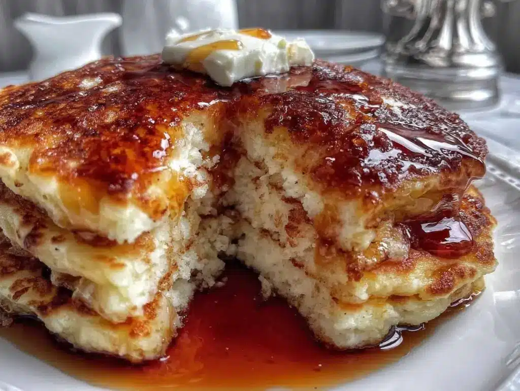 fluffy buttermilk pancakes - featured image