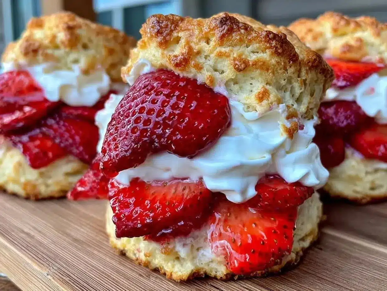 fluffy strawberry shortcake recipe preparation steps