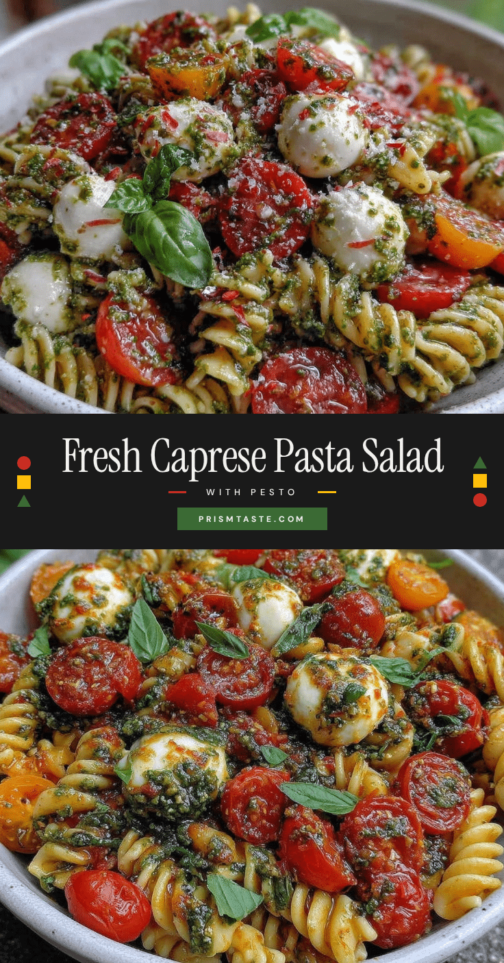 fresh caprese pasta salad recipe