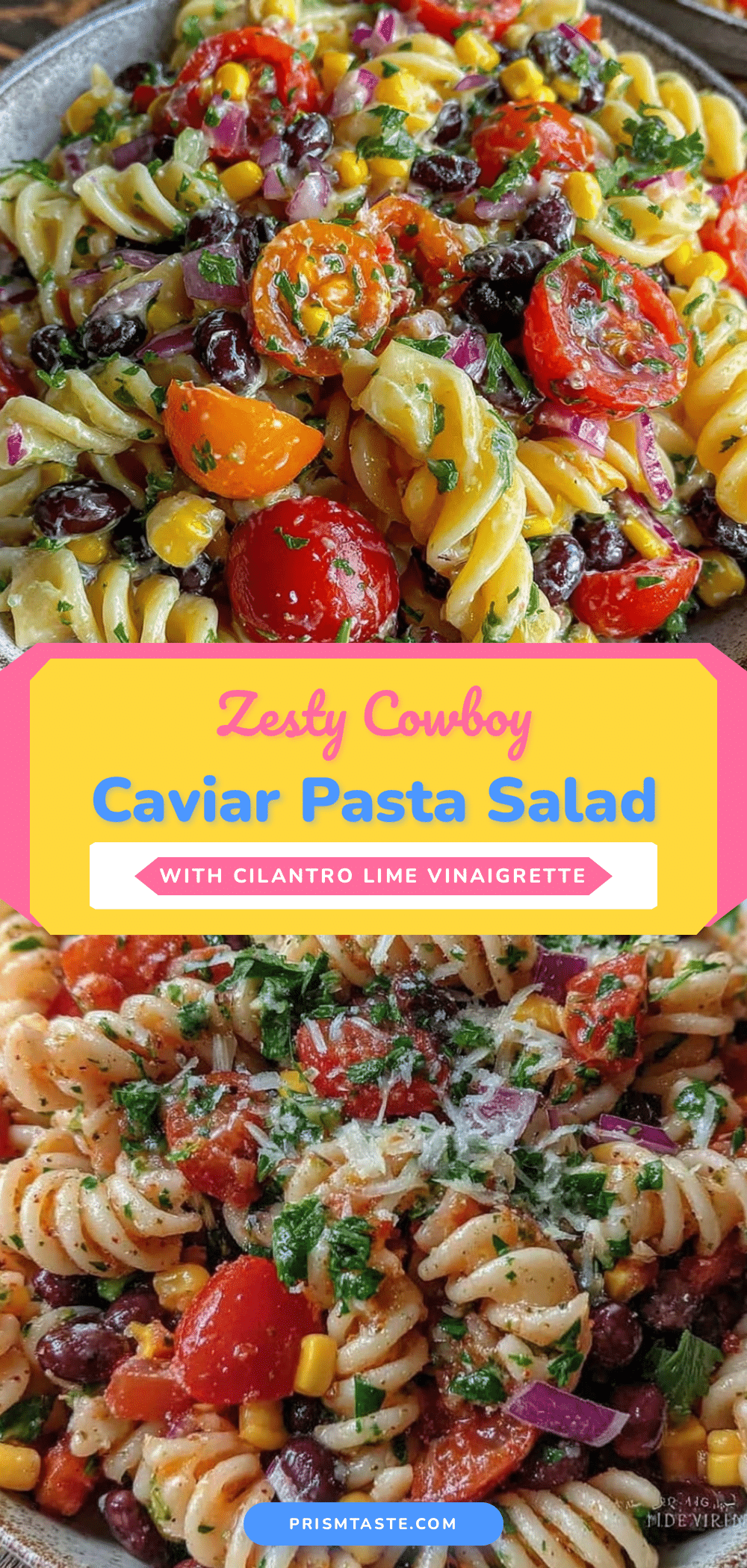 fresh cowboy caviar pasta salad recipe