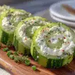 fresh cucumber ranch pinwheels - featured image