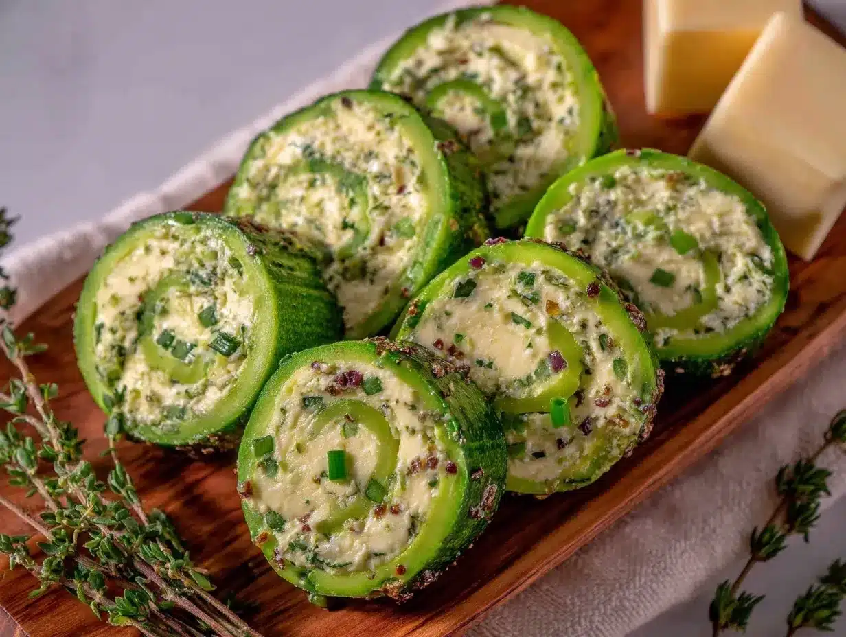 fresh cucumber ranch pinwheels preparation steps