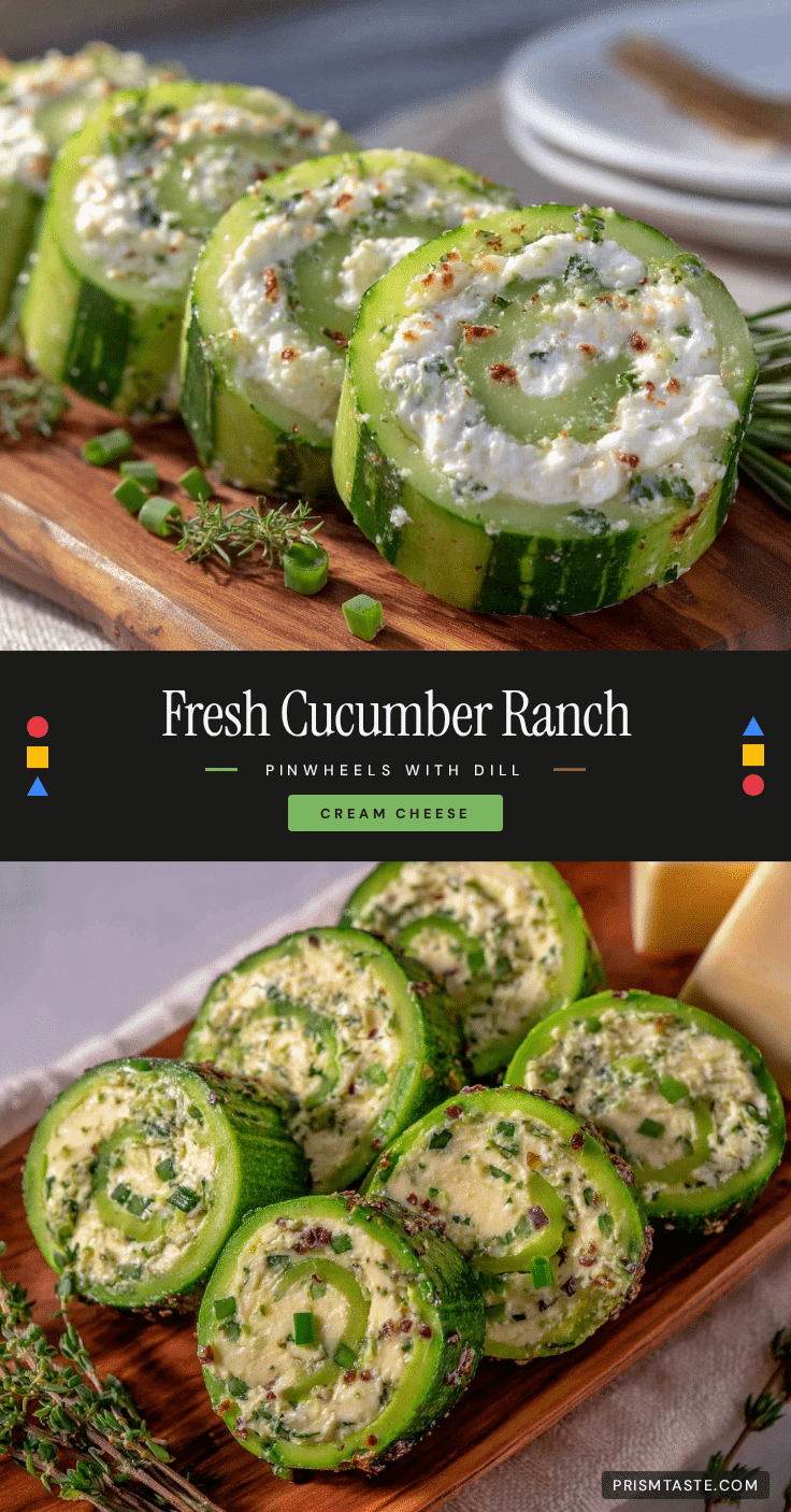 fresh cucumber ranch pinwheels recipe