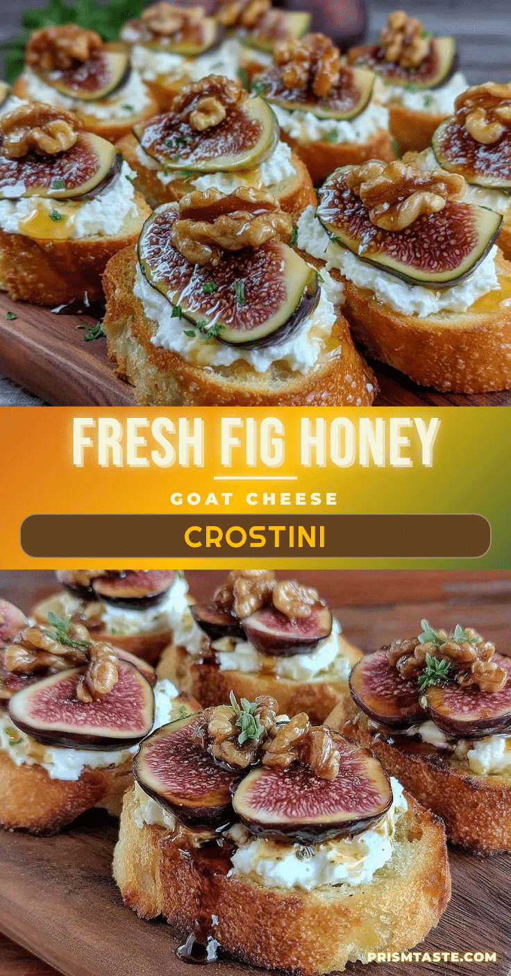 fresh fig and honey goat cheese crostini recipe