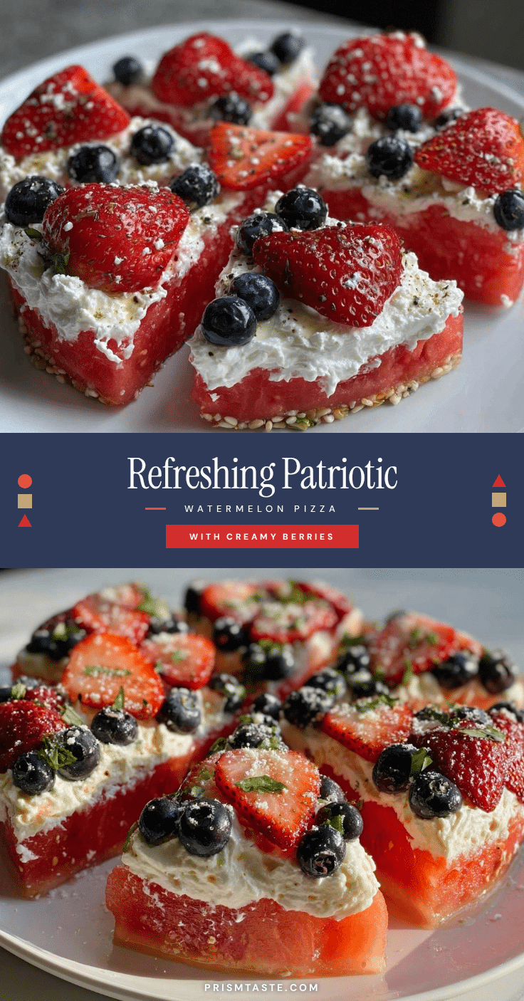 fresh patriotic watermelon pizza recipe