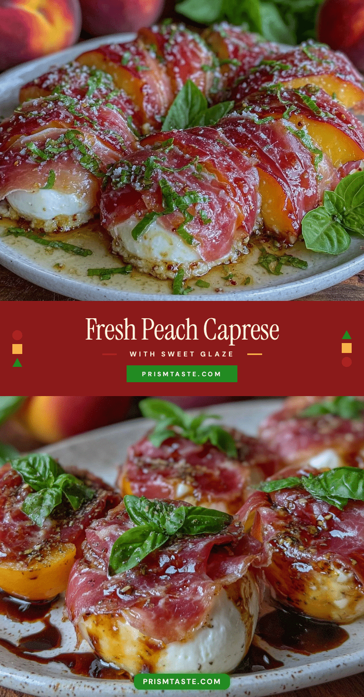 fresh peach caprese recipe