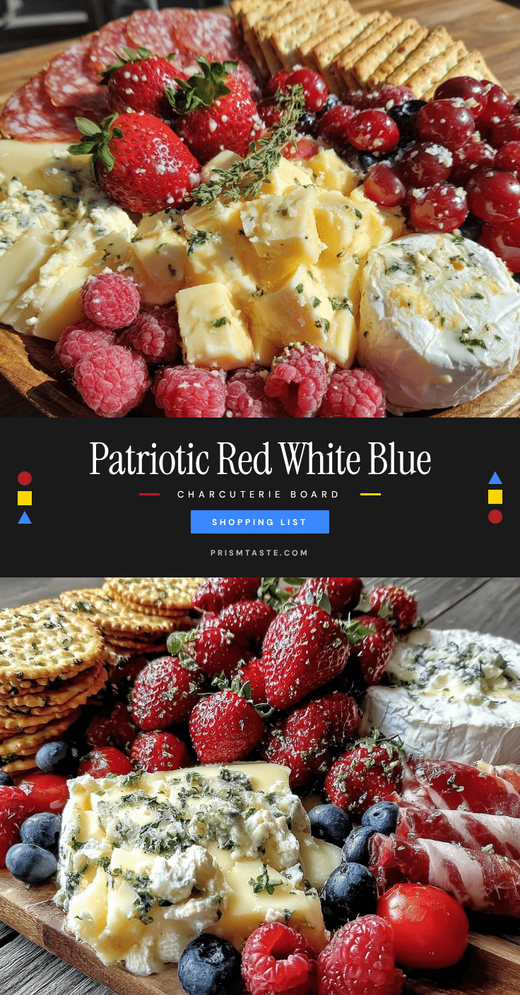 fresh red white blue charcuterie board recipe