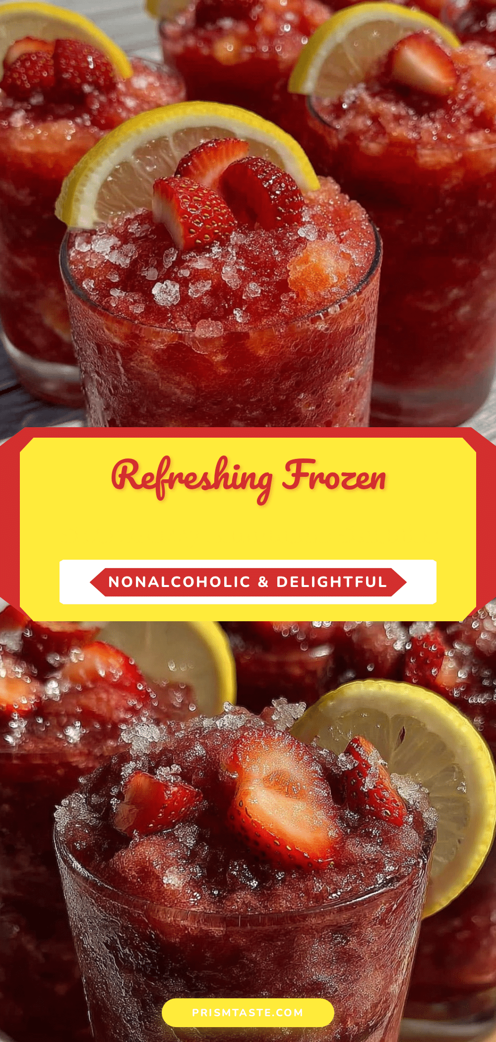frozen strawberry lemonade slushie recipe
