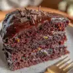 fudgy chocolate zucchini cake - featured image