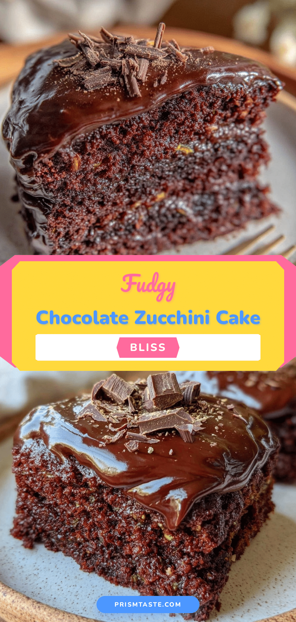 fudgy chocolate zucchini cake recipe