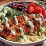Greek chicken grain bowl - featured image
