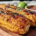 grilled corn on the cob with chili-lime butter - featured image