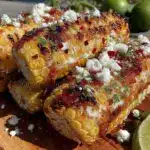 grilled corn with chili lime cotija butter - featured image