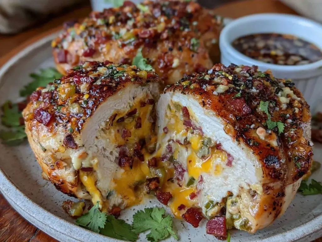 hatch green chili stuffed chicken breast - featured image