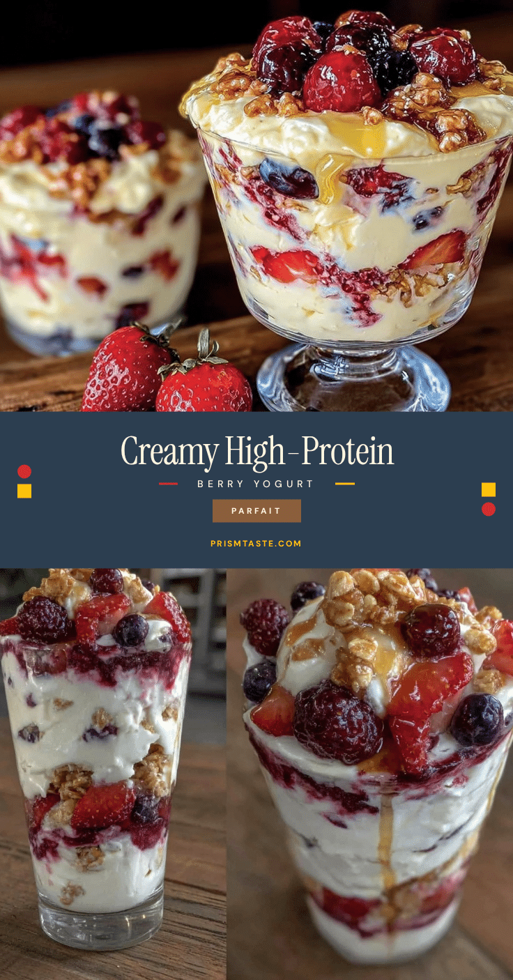Healthy High-Protein Greek Yogurt Parfait recipe