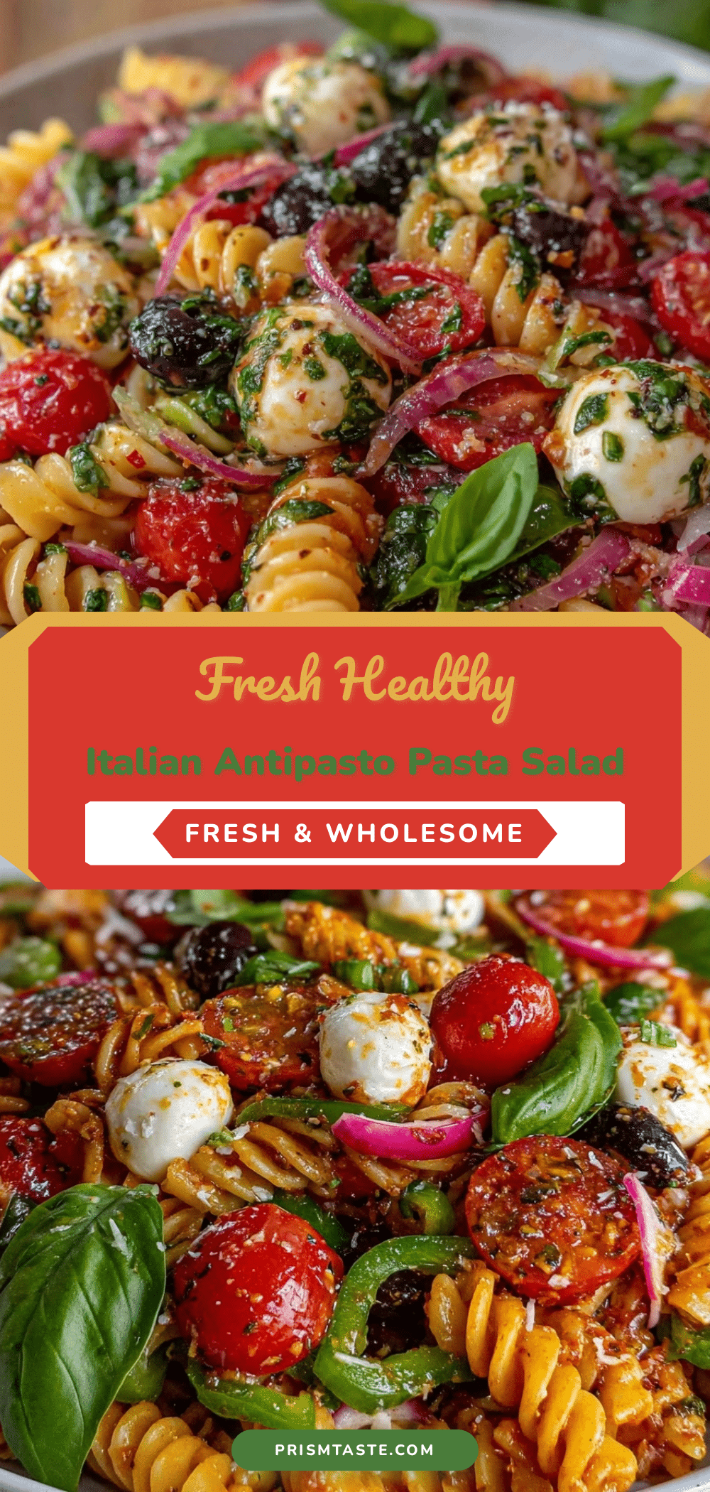 healthy italian antipasto pasta salad recipe