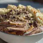 high protein chocolate peanut butter smoothie bowl - featured image