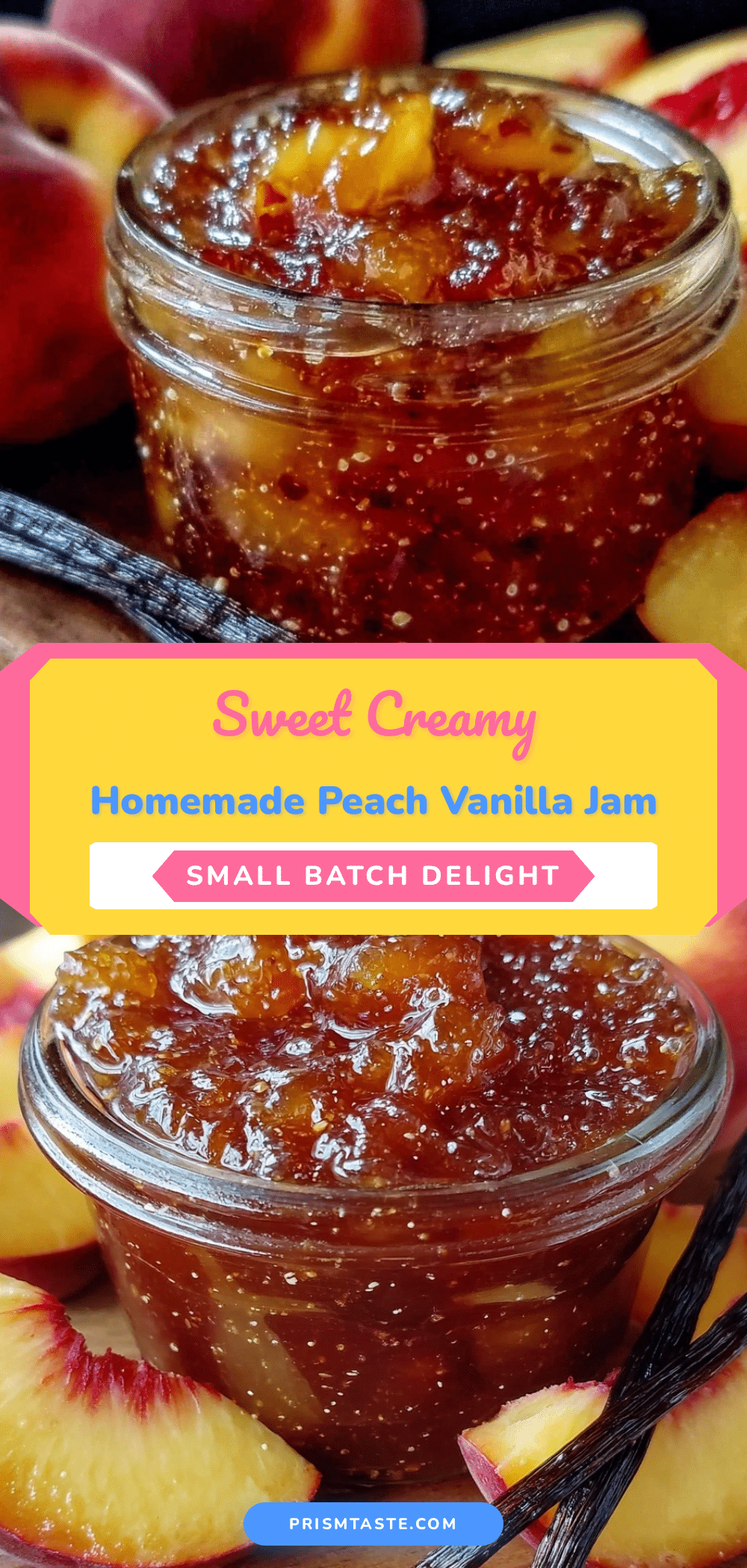 homemade peach vanilla jam recipe