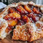 honey glazed apricot galette - featured image